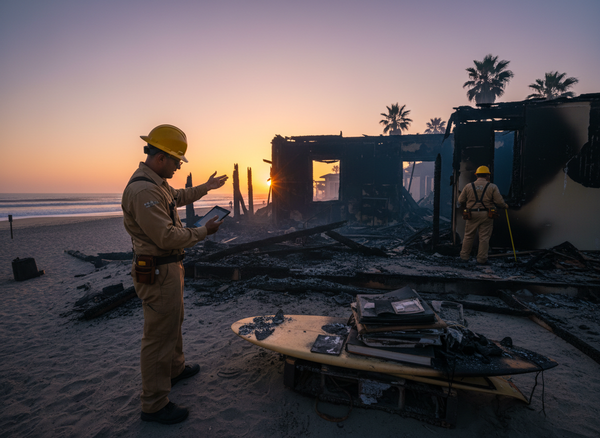 Documenting Fire Losses for Insurance Claims in Sunset Beach