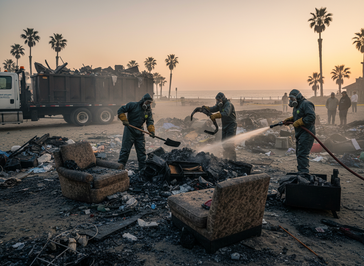 Fire Damage Restoration Sunset Beach in Huntington Beach, CA 92648