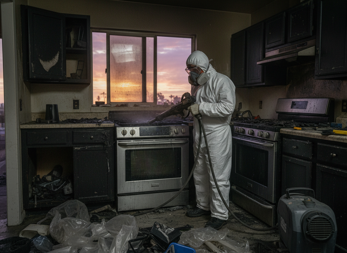 Fire Damage Restoration in Huntington Harbour